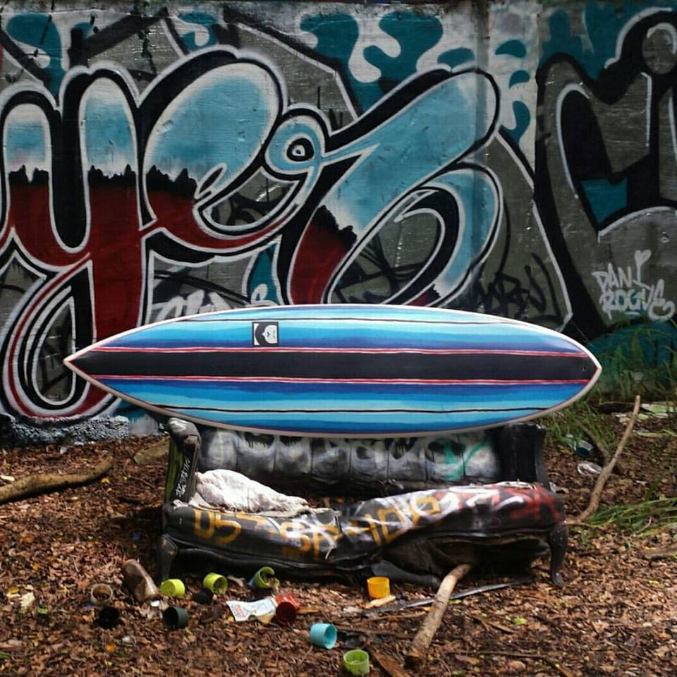 mexican blanket surfboard